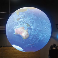 LED-Kugel-Display Video P2.5 2m Runde Laterne Kugelförmiger Bildschirm für Außen- und Innenbereich Maßgefertigter Vollfarbiger Video-Kugel-Bildschirm