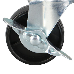 Roulettes pivotantes Wolverhampton avec tige filetée de 2 pouces, frein latéral, roulement simple, pour meubles - Product Image 3