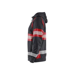 BLAKLADER-Sweat à capuche haute visibilité 355211589955S Noir/Rouge-EAN 7330509831212 HI-VIS WORKWEAR - Product Image 5