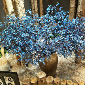 Flores Artificiales Queyiyi, Flores de Gypsophila de Seda de 30cm-100cm, Color Morado Claro, Decoración para Bodas y Hogar - Product Image 4