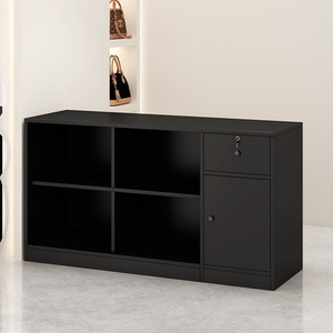 Comptoir de réception de bar minimaliste moderne avec armoire de rangement, comptoir de salon de beauté et de spa - Product Image 2