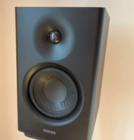 Enceinte de monitoring professionnelle Edifier MR4, système audio 2.0 pour ordinateur, téléviseur, bureau et salon, enceinte en bois