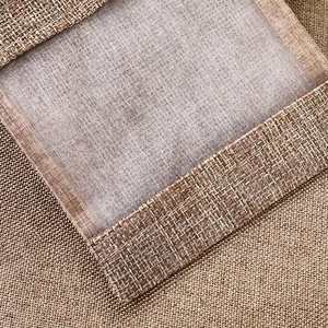 Small Recyclable & Biodegradable Jute Burlap Drawstring Pouch Bag with <b>Window</b> for Promotions & Gifts - Product Image 4