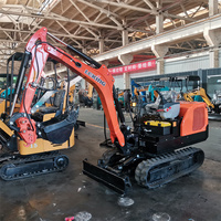 Prix compétitif : Mini-excavatrice Laidong 385 à moteur diesel de 2 tonnes avec chenilles extensibles