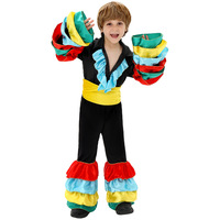 Robes de bal pour enfants de carnaval, costumes de scène, style ethnique, costumes de cosplay, tenue de scène pour fête