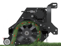 Tracteur lourd TAIGU 120HP avec broyeur forestier à fléaux 2800mm PTO pour déchiqueter les tiges