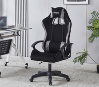 Chaise de bureau pivotante, chaise de jeu personnalisée avec dossier réglable