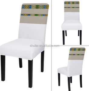 热销定制埃塞俄比亚传统LOGO椅套椅背套促销座套椅子广告头枕套 - Product Image 2