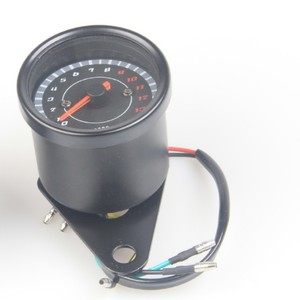 Tacómetro electrónico retro de 13000 rpm, medidor universal para motocicleta, carcasa negra de plástico ABS para actualización y reacondicionamiento - Product Image 1