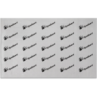Tapis insonorisant pour voiture, plaque d'amortissement des vibrations en caoutchouc butyle de 2 mm, accessoires intérieurs de voiture, bouclier thermique automobile, tapis d'insonorisation pour voiture
