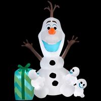 Bonhomme de neige gonflable géant / Olaf gonflable pour décorations de Noël gonflables, modèle publicitaire