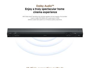 Originale per Xiaomi <span class=keywords><strong>Soundbar</strong></span> Pro 2.0 Ch Subwoofer Smart Bass Stereo senza fili Sdolby <span class=keywords><strong>Atmos</strong></span> <span class=keywords><strong>Soundbar</strong></span> per Home Theater <span class=keywords><strong>Soundbar</strong></span> - Product Image 2