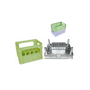 TAIWAN TECHNOLOGY plastic folding crate injection molding parts plastic folding crate mold