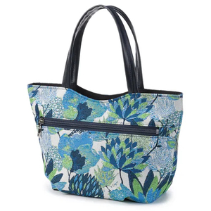 Garland pattern handbag polyester fiber + nylon <b>material</b> ladies daily bag modern small fresh style handbag - Product Image 1