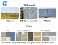 Casa Contenedor Expandible de Doble Ala Personalizada de Proveedores Chinos, 20ft/40ft, Diseño Moderno, Impermeable, Garantía de 5 Años, Casa Prefabricada