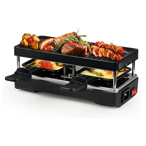 <span class=keywords><strong>Raclette</strong></span> électrique pour 8 personnes avec 8 spatules, plaque de cuisson en aluminium moulé, pour faire fondre le fromage - Product Image 6