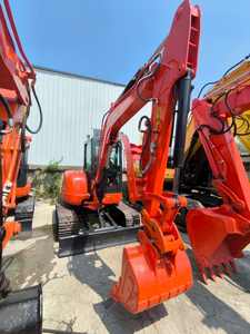 Mini pelleteuse hydraulique Kubota U40 U48 U55 KX135 KX155 de 4 tonnes d'occasion compatible avec de multiples accessoires multifonctions à haut rendement - Product Image 3