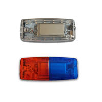 Luz Estroboscópica LED HongAn IP65 Roja y Azul Intermitente, Lámpara de Señalización de Tráfico, Luz de Hombro, Luz de Advertencia de Plástico de Alta Intensidad USB