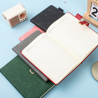 Carnet A5 personnalisé en cuir PU épais, coffret cadeau d'entreprise avec porte-stylo à boucle en U pour réunions d'affaires et reconnaissance des employés