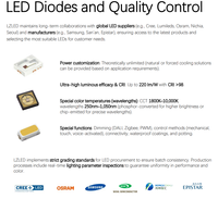 Diode LED SMD compacte haute efficacité KW CELNM2.TK KY CELNM1.FY KW CWLPM3.TK 2016 1616 pour feux de signalisation automobile, intensité variable