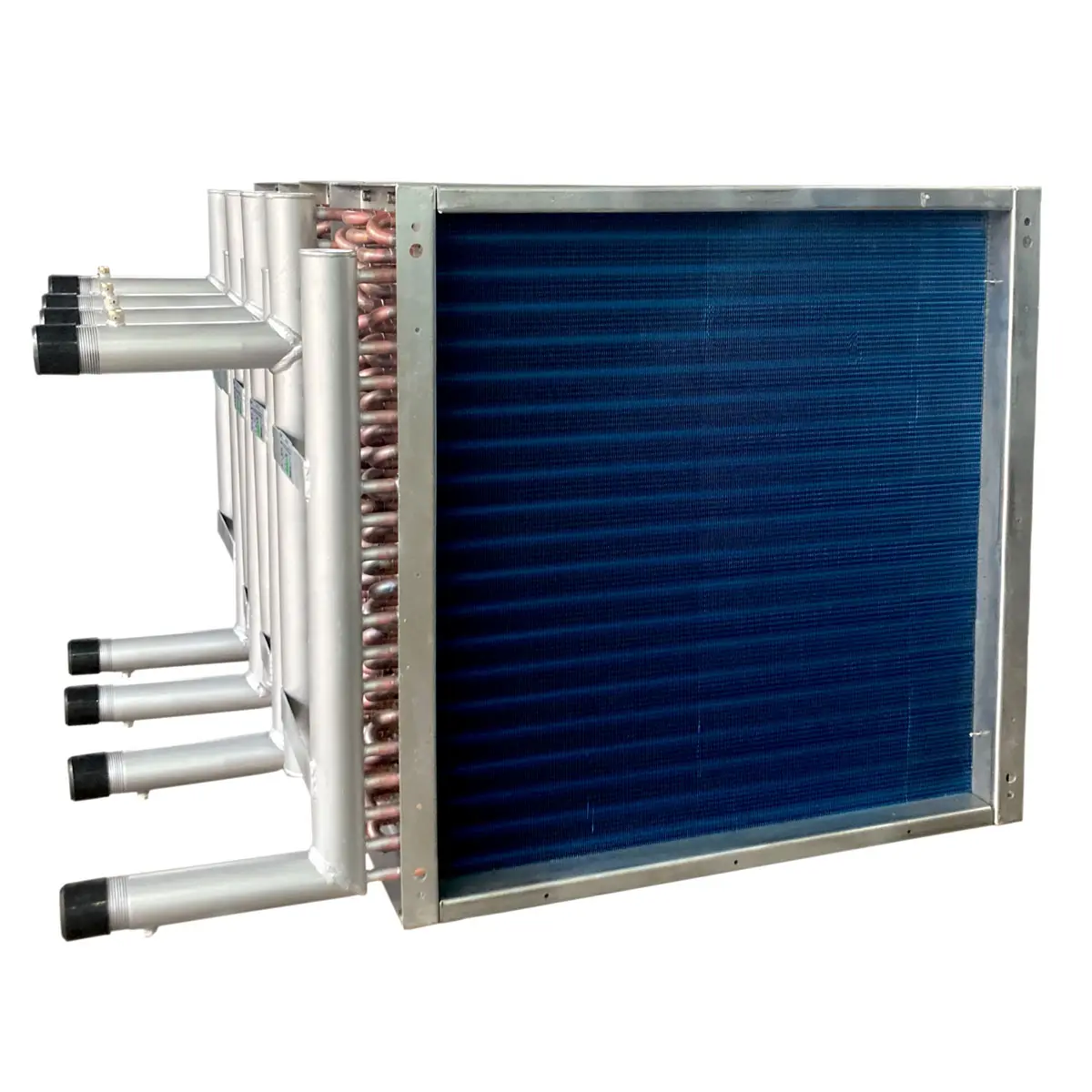 YKF heat exchanger OEM cooling heating coil aluminium fin copper tube evaporator condenser for AC equipment