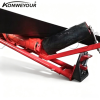 Rouleau de convoyage à triple étanchéité en acier durable JIS pour applications de transport de granulats de pierre en carrière