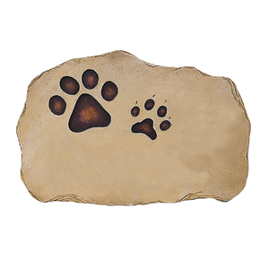 Pierre commémorative personnalisable en résine avec empreinte de patte d'animal – Design gravable, idéale <span class=keywords><strong>pour</strong></span> <span class=keywords><strong>marqueur</strong></span> de jardin et souvenir commémoratif <span class=keywords><strong>pour</strong></span> chien/chat - Product Image 6