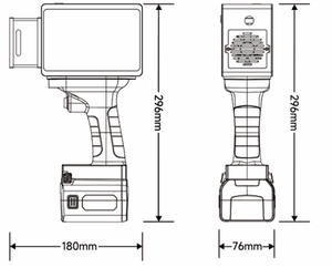 Yaomatec Draagbare 5W Lithiumbatterij <span class=keywords><strong>Handheld</strong></span> Laserprinter Mini Lasermarkeermachines Voor Houtleer Plastic Print - Product Image 4