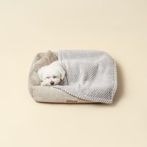 Nettes Hunde bett für kleine mittelgroße Hunde Wasch bare pelzige Welpen betten Rechteckige ortho pä dische Fleece-Haustier betten mit abnehmbarer Abdeckung - Product Image 3