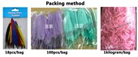 Plume d'oie rose vif pour Arts artisanat bricolage stylo aile coiffure Costume chapeau cheveux accessoire carnaval fête mariage maison noël