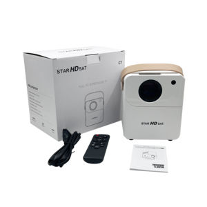 Proyector 4k para Cine en Casa, 200 Pulgadas, Android, 2000 Ansi, con <span class=keywords><strong>Netflix</strong></span>, Caja <span class=keywords><strong>de</strong></span> TV para Cine en Casa, Proyector para Móviles - Product Image 1