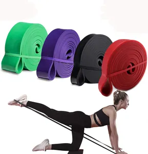 4 pieces one set Heavy Duty Pull Up Assist Bands Resistance Band Powerlifting Exercise Bands for Body Stretching