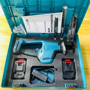 Scie sauteuse sans fil haute puissance, portable, sans balais, livrée avec 2 batteries et 6 lames de scie - Product Image 3