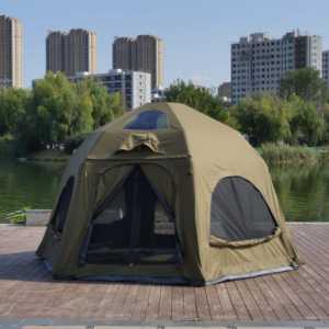 Carpa de Camping Portátil Ultra Resistente de 4.5m, Impermeable, para las Cuatro Estaciones, con Toldo Expandible, Resistente a los Rayos UV, de Oxford - Product Image 3