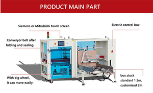 CES4035N Karton aufrichtungsmaschine Schachtelherstellung Formmaschine Bandverschließer, Kartonpackungsgerät Aufrichtungsmaschine, Karton aufrichtungsmaschine - Product Image 5