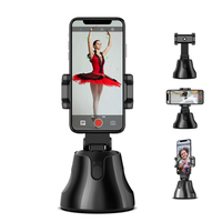 Support de téléphone intelligent avec suivi automatique du visage, stabilisateur de cardan, trépied IA, perche à selfie, télécommande pour prise de vue, rotation 360°