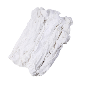 テキスタイルコットンゴミ箱コットンラグホワイトインダストリアルホワイトコットンラグクリーニング用 - Product Image 3