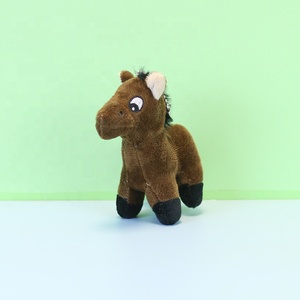 Mainan kuda mewah kartun lucu terbaru boneka hewan 13cm mainan kuda mewah gantungan kunci mewah Modern - Product Image 4