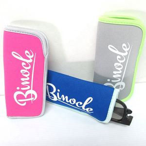 Factory Price Fashion Neoprene Sunglasses Pouch Bag Open Closure Type Foldable Eyeglasses <b>Case</b> Waterproof - Product Image 4