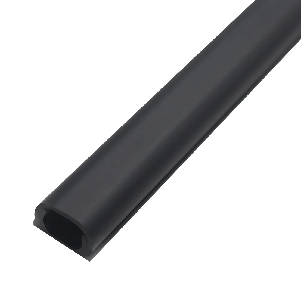 สาย PVC สำหรับจัดระเบียบสายไฟ12x8มม. สีดำใช้ในครัวเรือน