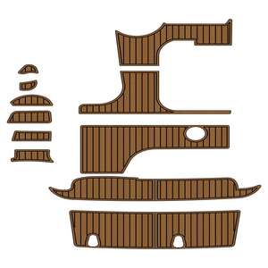 Plancher en teck EVA marin Wellcraft 28 Martinque 2001, durable, antidérapant, moderne, en bois carré, facile à poser pour une utilisation en extérieur - Product Image 1