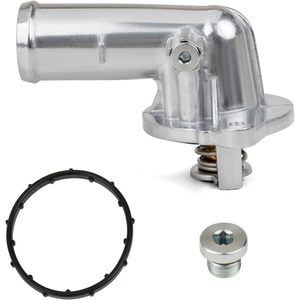 Conjunto de Carcasa de Termostato de Aluminio con Junta y Tornillo para Reparación y Reemplazo del Motor - Product Image 1