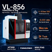 Centre d'usinage vertical automatique Tsingziwa VL856, 3 axes, BT40, machine de fraisage CNC avec vitesse rapide de 36 m/min