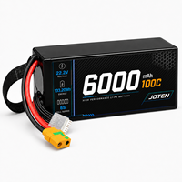 بطارية ليثيوم بوليمر للطائرات بدون طيار 6000 مللي أمبير 6S 22.2 فولت 100C بقدرة 133.20 واط ساعة مع قابس XT90 لطائرات FPV وUAV والطائرات التي يتم التحكم بها عن بعد، مورد جملة OEM ODM بعلامة تجارية خاصة B2B