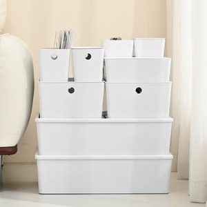 Small Size 1.5L <strong>Plastic</strong> <strong>Storage</strong> Boxes with Lid Thickened 1.5L <strong>Storage</strong> Boxes &amp; <strong>Bins</strong> for Sundries for Desk <strong>Storage</strong> - Product Image 5