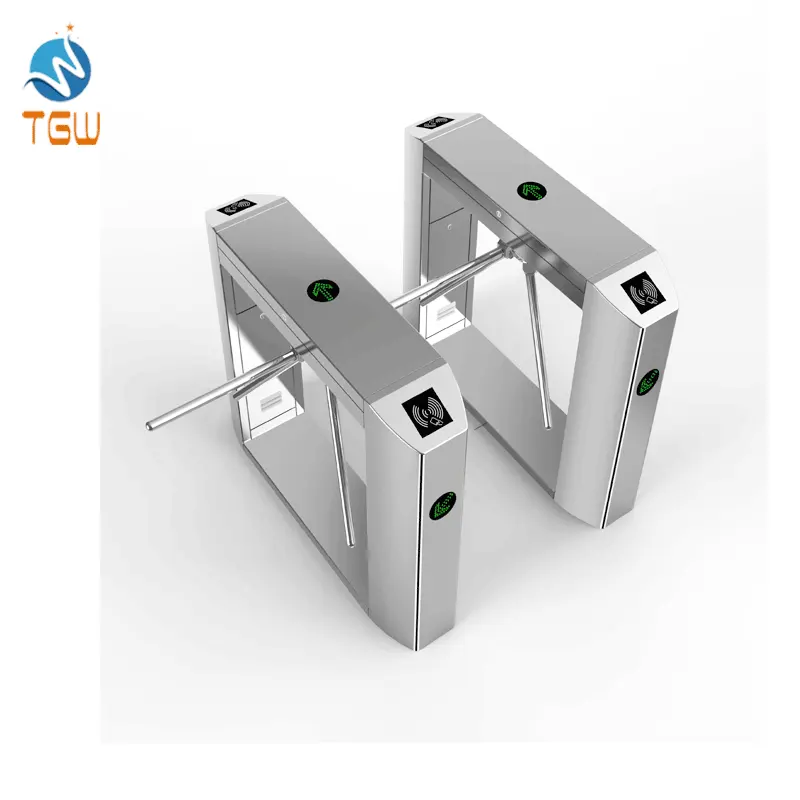 Rfid Vertical Tripod Turnstile Rfid Card Reader Vertical Motorised Tripod Turnstile Pedestrian Entrance Counter Surveillance Equipment