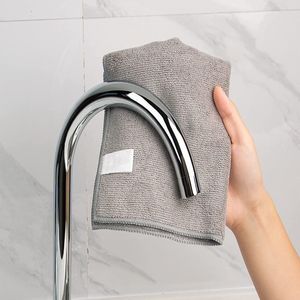Paño de limpieza de microfibra Toalla de microfibra ultra absorbente gris Tejido <span class=keywords><strong>Grime</strong></span> & Liquid para paño de lavado de coche sin rayas - Product Image 4