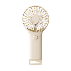 Outdoor portable USB rechargeable handheld fan <b>macaron</b>-colored hiking hook - Product Image 5