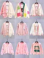 Sweater Wanita Harga Grosir Murah untuk Kehangatan Musim Dingin, Cardigan Wanita Rajutan Pakaian Produsen Sweater Pengiriman Campuran
