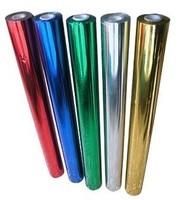 64cmX120m feuille d'or rouleau feuille d'or simple face pour dorure meubles ongles tasse papier peint décoration chaud timbre feuille